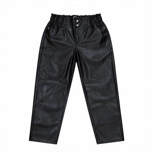 Scoop Black Faux Leather Paperbag Waist Pants – Size Small